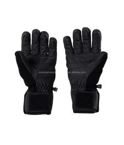 Gants de ski en cuir de qualité supérieure hiver temps froid extrême isolé imperméable anti-dérapant paume poignée doigts renforcés pour - Product Image 4