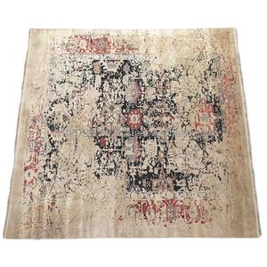 พรมขนแกะผ้าไหมดาบปลายปืนคุณภาพระดับพรีเมี่ยมงานปะติดดีไซน์ใหม่พรมปูพื้นกันลื่นประตูบ้านห้องนั่งเล่น - Product Image 3