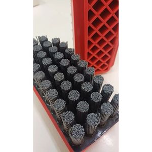 320 Grit Silicon Carbide <b>Abrasive</b> Brush for Lapatro Finish - Product Image 2