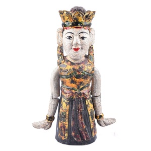 Décoration de maison, prix de gros, Design traditionnel, objets décoratifs, marionnette d'eau en bois de Jackfruit, fée dame du Vietnam - Product Image 1