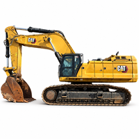 Équipement d'excavation minière de qualité supérieure, puissant et robuste, pour travaux en plein champ, excavatrice hydraulique sur chenilles CAT 395 d'occasion