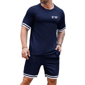 Ensemble haut fabricant de t-shirts et shorts meilleur matériel ensemble de shorts personnalisé votre propre conception ensemble de shorts pour hommes - Product Image 1