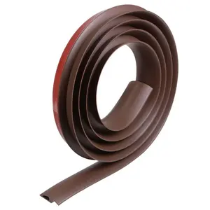 Alfombra autoadhesiva de color café de 6,56 pies a tira de transición de puerta de azulejo accesorio de suelo de diseño moderno para hoteles - Product Image 1