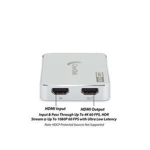 Dispositivo de Captura HD ™   Edición 4K: Graba y transmite en vivo desde fuentes HDMI 4K: videocámaras, cámaras réflex digitales, sistemas de juegos y más - Product Image 4