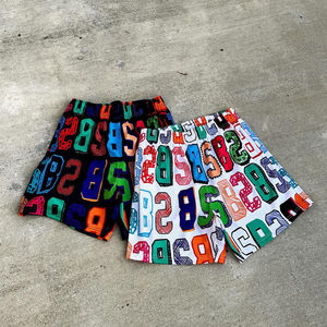 Short en maille unisexe 100% polyester à séchage rapide personnalisé du fabricant Style de rue solide Basketball de rue pour hommes Respectueux de l'environnement - Product Image 1