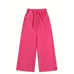 ชุดกางเกงมีฮู้ดซิปสีชมพู500G สำหรับทุกเพศผ้าฝ้าย100% ไซส์ใหญ่พิเศษระบายอากาศป้องกันแบคทีเรียแบบวินเทจปรับแต่งได้ - Product Image 5