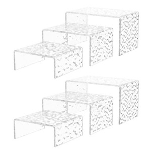Custom Multi-Tier Acrylic Display Riser Stand Step <b>Shelf</b> for Retail, Jewelry, Cosmetics, Figurines, and Collectibles - Product Image 1