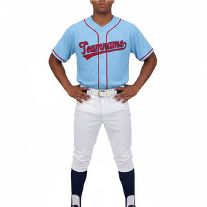 New Arrival Lightweight Baseball Uniform Best Material New Style Baseball Uniform Made In Pakistan For Sale - Product Image 1