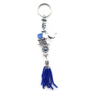 LLAVERO DE OJOS MALVADOS DE VIDRIO 4X16 cm Accesorios para llaves de coche - Product Image 1