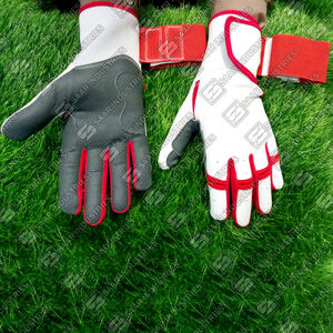 Prix de gros Gants de Frappeur en Cuir de Vache Véritable Cabretta Softball Gants d'Entraînement Personnalisés à Manchettes Longues pour le Baseball - Product Image 3