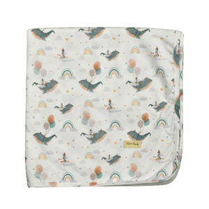 La meilleure couverture de bébé imprimée par animal de qualité lit jette la couverture douce de support de pointillé de double face pour le bébé - Product Image 1