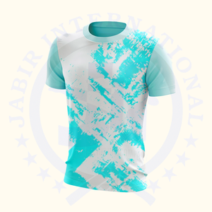 Camiseta cómoda para hombre, tela de punto de algodón 100%, cuello redondo, peso pesado, hombro caído, estampado de sublimación, ropa de calle - Product Image 2