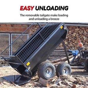 RCM Farm Transport Truck Tow-Behind Atv <strong>Wagon</strong> Outdoor Garden Trailer Motorcycle Atv <strong>Dump</strong> Trailers - Product Image 6