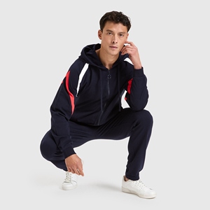 Chándal de Dos Piezas Personalizado con Cremallera para Hombre, de Algodón y Felpa, Diseño Sólido, Manga Larga, Ropa Deportiva para Exteriores, Calidad al por Mayor - Product Image 5