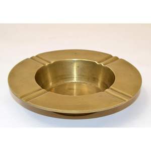 Cenicero de latón en relieve con motivo tradicional adecuado para decoración étnica del hogar y amantes de los regalos artesanales - Product Image 4