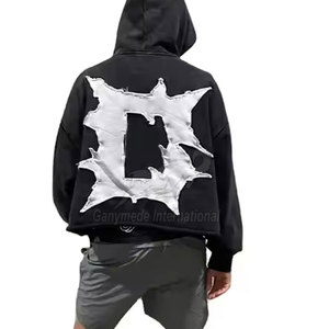 เสื้อฮู้ดปักลายผู้ชายแบบใหม่ แฟชั่นปรับแต่งได้ สำหรับฤดูใบไม้ผลิและฤดูใบไม้ร่วง ขายดีที่สุด - Product Image 3