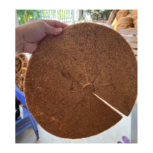 แผ่นดิสก์ฐานต้นมะพร้าวแบบย่อยสลายได้แผ่นป้องกันความชื้นแผ่นกลม/สี่เหลี่ยม/ม้วนแผ่นมะพร้าว - Product Image 1