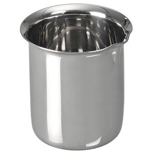 Vaso de Laboratorio de Acero Inoxidable con Boquilla de Precisión, Diseño Griffin, Fabricado por Burkle GmbH en Alemania - Product Image 1