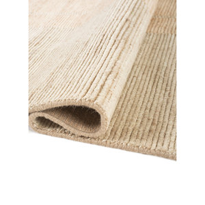 พรมทอมือลายเส้นสีเบจน้ำตาล ขนาดใหญ่ หนา 10 มม. แบบคลาสสิก สำหรับทางเข้าบ้าน โถงทางเดิน-Hwl-148 - Product Image 2