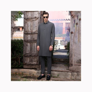 Conjunto de Shalwar Kameez para hombre de moda pakistaní de alta calidad, ropa tradicional transpirable para el verano - Product Image 2