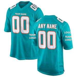 Nuevas Camisetas Deportivas Personalizadas al por Mayor, Estilo Miami, con Bordado de tu Marca, Camisetas de Fútbol Americano - Product Image 6