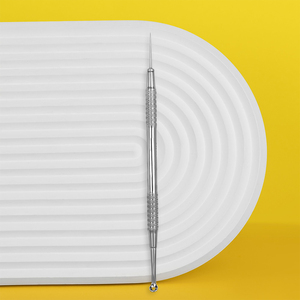 Poussoir dissolvant de cuticules à Double extrémité avec poignée ronde pousse-cuticules cosmétiques - Product Image 6