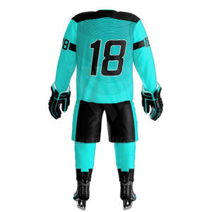 Uniformes de Hockey sobre Hielo Personalizados con Logotipo para Hombre, Material 100% Poliéster de Alta Calidad, Conjuntos Deportivos Unisex - Product Image 3