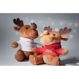Peluche Personalizzato a Forma di Renna Rudolph, Giocattolo Promozionale - Product Image 1