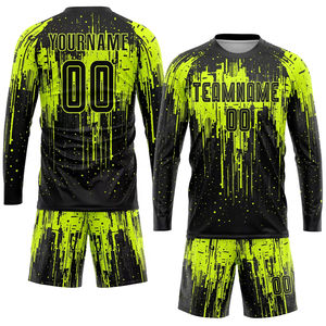 2025 nouveauté meilleure conception impression de logo personnalisé uniformes de football ensemble de vêtements de sport légers technique de sublimation THT porte - Product Image 5