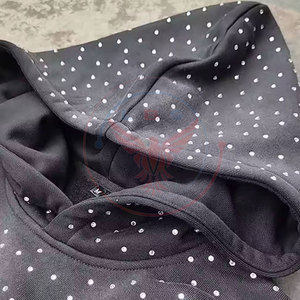 Survêtements d'hiver décontractés à capuche, style unique, faits sur mesure, avec strass, couleur unie, en vente en ligne - Product Image 4
