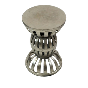 Taburete de aluminio cóncavo de metal de alta calidad a la venta Taburete de metal de muebles de calidad superior de la India - Product Image 3