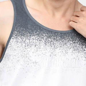 Camiseta sin Mangas de Estilo Nuevo con Servicio OEM, Camiseta sin Mangas para Hombre de Alta Calidad con Color en Contraste, Camiseta sin Mangas para Hombre de Color Sólido - Product Image 6