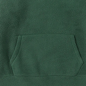 100% Cotton Men's Fleece Hoodie with <b>Sherpa</b> Lining Plain Dyed Newest Style for Winter - Product Image 5