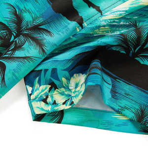 Camisa Hawaiana de Secado Rápido para Hombre, de Poliéster, Tropical, de Manga Corta, para Vacaciones, Resort, Moda - Product Image 5