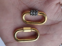 Boucle à vis ovale vintage plaquée or unisexe, diamant naturel pavé, argent sterling 925, 30 mm, pierres précieuses rouges de montagne CLS055