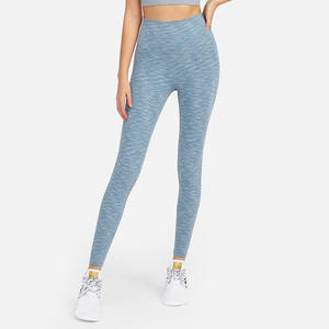 Pantalons de yoga Leggings pour femmes Vente en gros Taille haute Doux Serré Fitness Personnalisé Polyester Spandex Yoga Leggings avec poche - Product Image 4