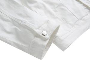 Vestes en jean coupe ajustée pour hommes de qualité supérieure, col montant, coupe-vent, décontractées, élégantes, vêtements d'extérieur, mode, usage quotidien, vente en gros - Product Image 6