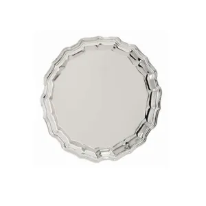 Assiette de présentation moderne, écologique, durable et alimentaire en alliage d'aluminium et acier inoxydable pour mariages et événements – Couleur et taille personnalisables - Product Image 4