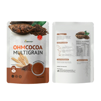 Boisson instantanée au cacao Ohmcocoa Premium à base de plantes, faible en gras, 25g de protéines, sachet - Malaisie, durée de conservation de 24 mois, pour les professionnels occupés