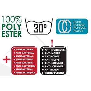 Cortina de Baño de Poliéster 180x200cm Estilo Loft - Product Image 4