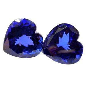 พลอยแทนซาไนต์พลอยพลอยพลอยแทนซาไนต์ประดับหัวใจตัดได้รูปหัวใจสวยงามสีธรรมชาติที่ดีที่สุด - Product Image 4
