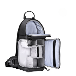 High Quality Unisex Black <b>Camera</b> Sling <b>Bag</b> Zipper Closure Fashionable Shoulder <b>Bag</b> with Polyester Lining From Vietnam Supplier - Product Image 5