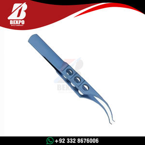 Pinzas de sutura McPherson premium de acero inoxidable, herramienta microquirúrgica oftálmica para atar suturas, instrumentos quirúrgicos con certificación CE ISO - Product Image 5