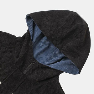 Sweats à capuche surdimensionnés en coton épais pour hommes, logo personnalisé Streetwear thermique, sweats à capuche à épaules tombantes, vente en gros pour la saison d'hiver - Product Image 3