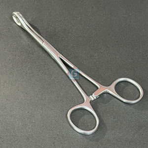 Stainless Steel <b>Piercing</b> <b>Clamps</b> 6" Sponge Forceps Haemostatic Body <b>Piercing</b> Instrument - Product Image 1