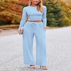 Ensemble haut et bas décontracté pour femmes, léger, à séchage rapide, coupe classique - Product Image 5