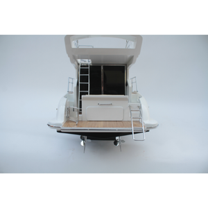 Modèle de bateau en bois AZIMUT 40 / Yachts modernes en bois / Artisanat de qualité fait à la main pour la décoration - Product Image 5