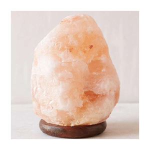 Lámpara de sal de Material orgánico tallado a mano, Bola de noche de cristal, lámpara de sal del himalaya, 3-4 kg - Product Image 2