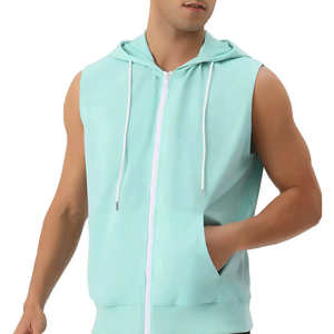 Vêtements de sport pour hommes de haute qualité personnalisés, vêtements de sport pour la salle de sport, débardeur pour hommes, sweat-shirt sans manches - Product Image 5