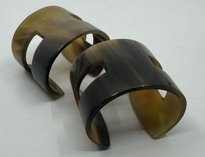 MEJOR CUERNO Hecho a mano de lujo al por mayor Natural Buffalo Ox Cow Horn Bangle Joyería de moda para hombres y mujeres - Product Image 6